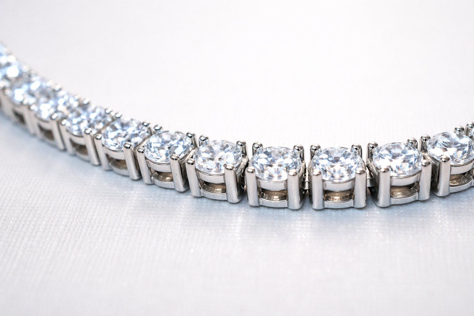 Vittoria Classic Tennis Bracelet — Sterling Silver 925