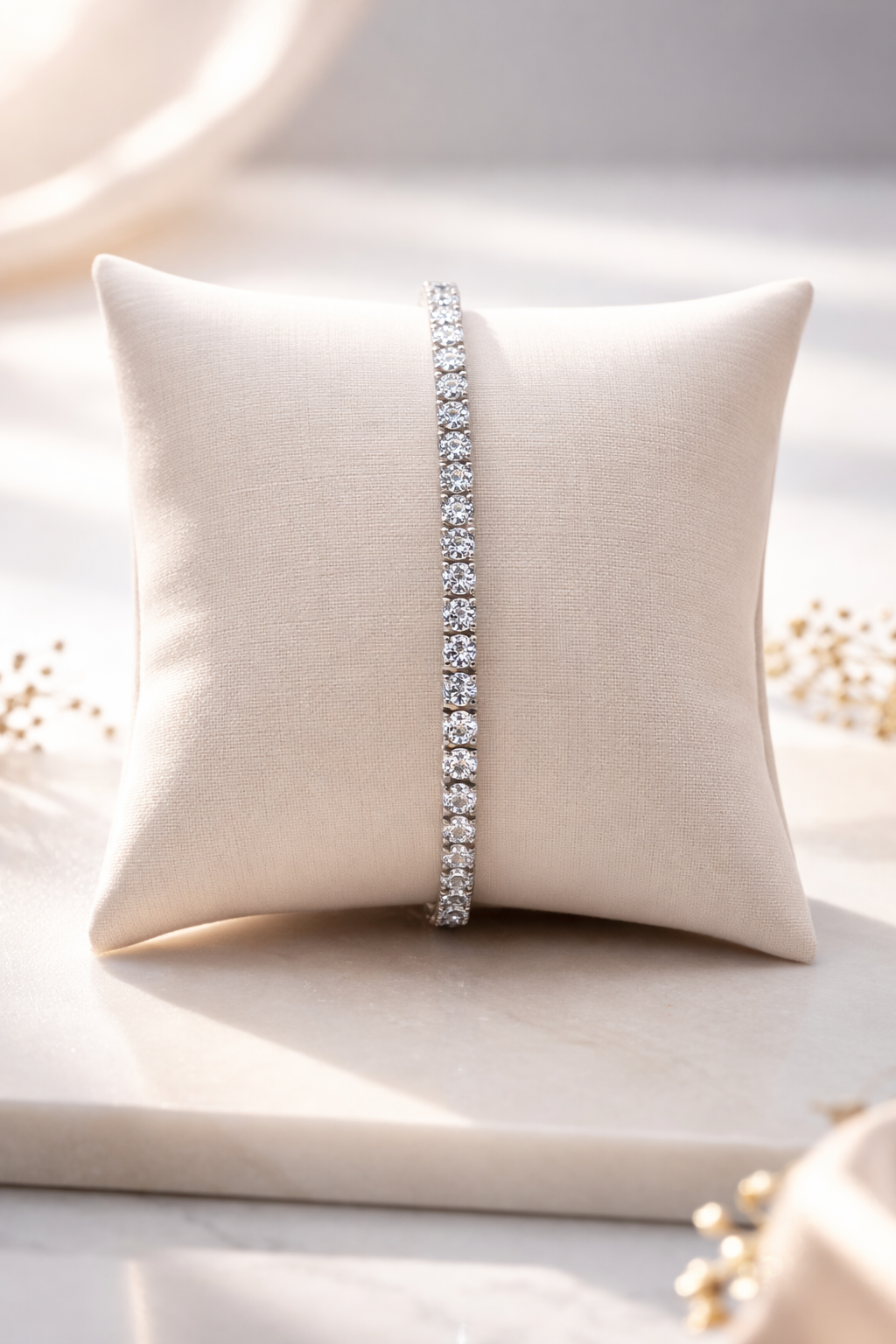 Vittoria Classic Tennis Bracelet — Sterling Silver 925