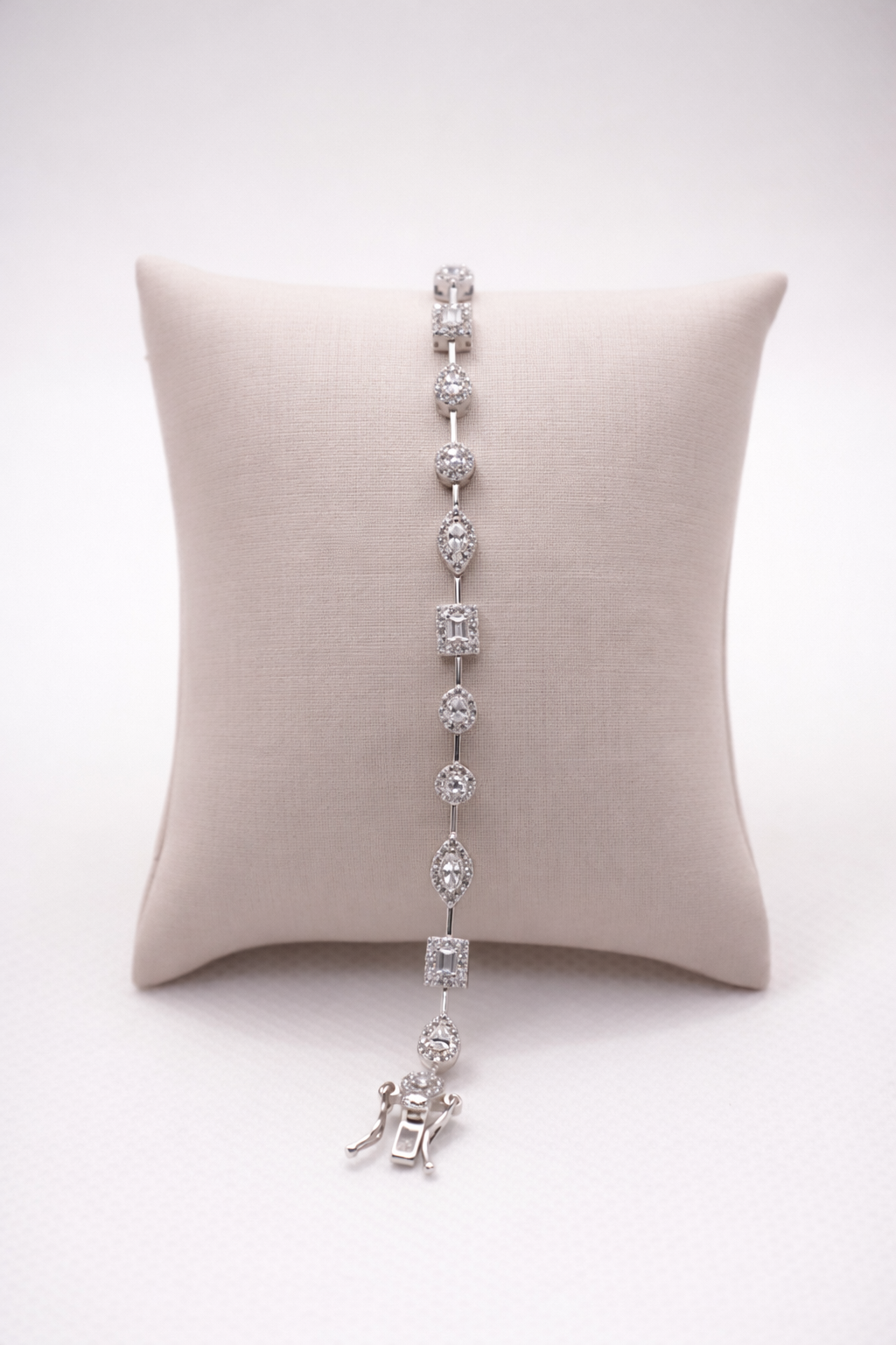 Vittoria High Tennis Bracelet — Sterling Silver 925