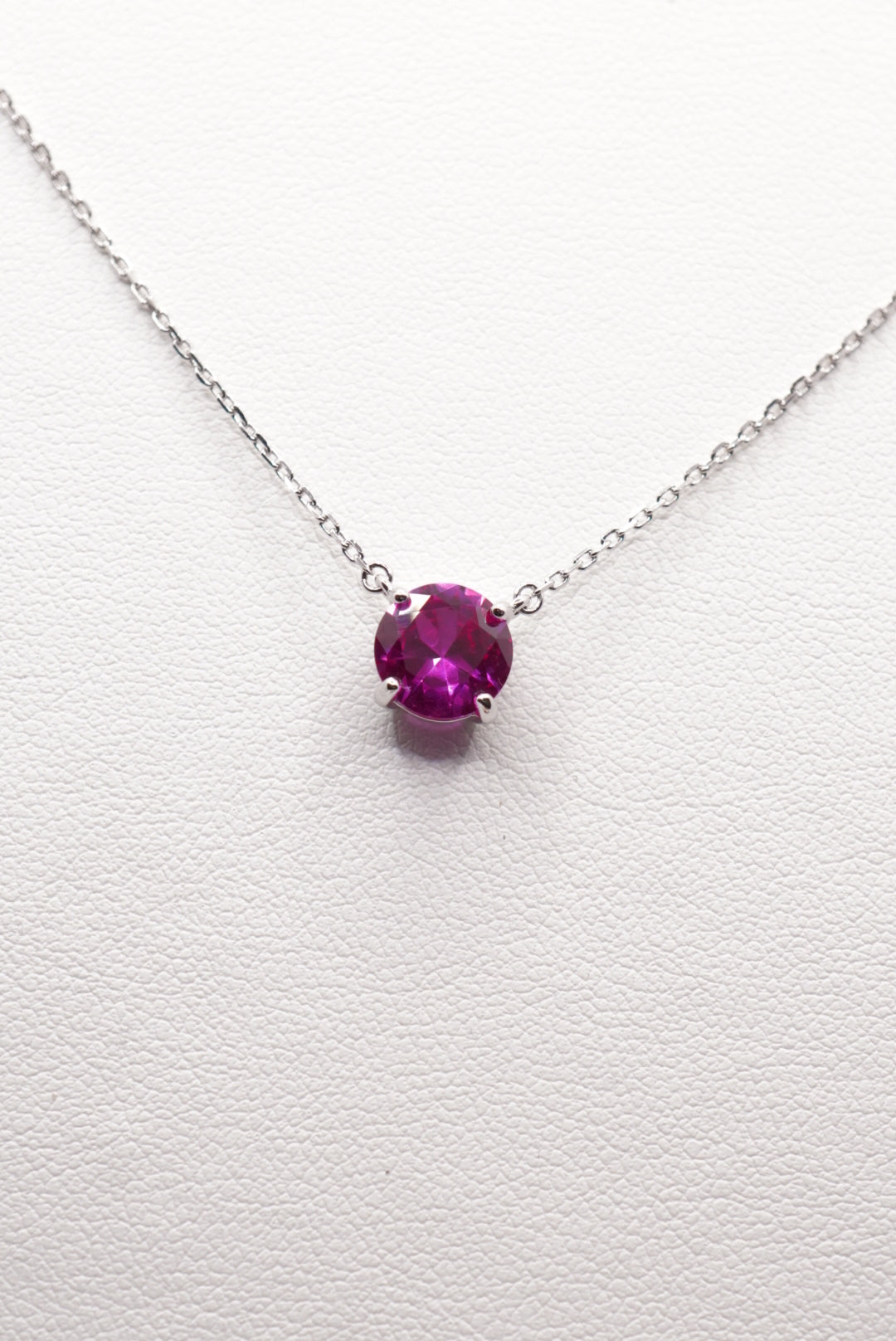 Aura Solitaire Pink Sapphire – Sterling Silver 925