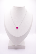 Aura Solitaire Pink Sapphire – Sterling Silver 925